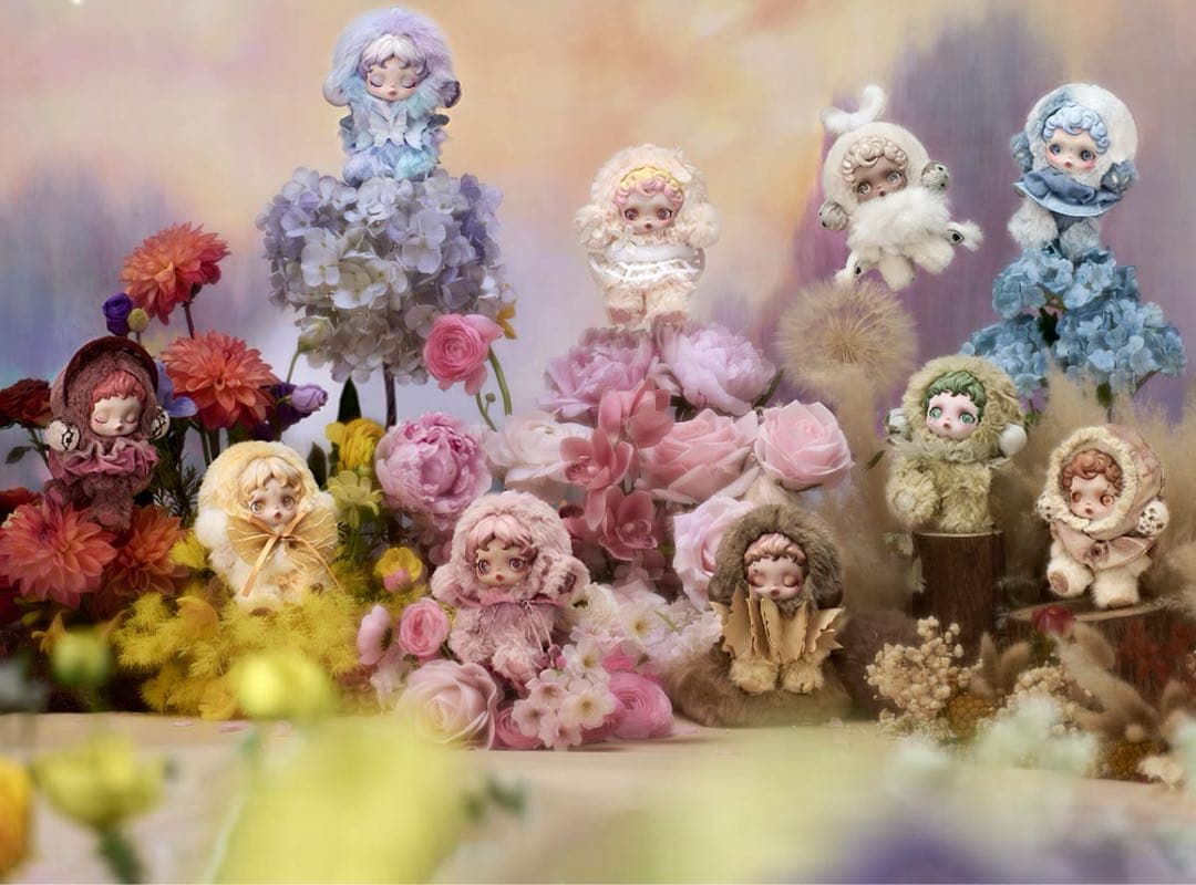 SKULLPANDA L’impressionnisme シリーズぬいぐるみ