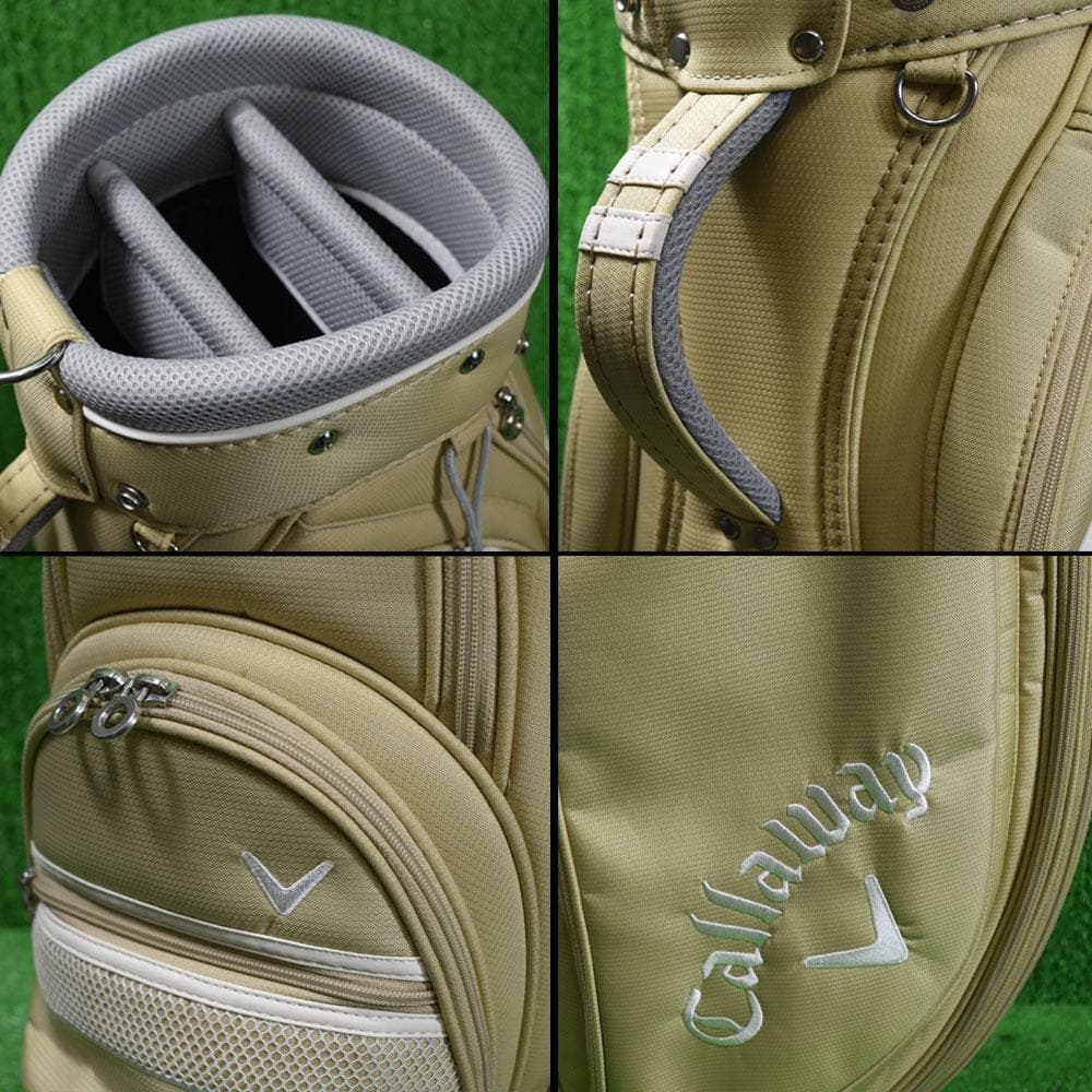 Callaway/キャロウェイ レディース キャディバッグ【ベージュ】美品！