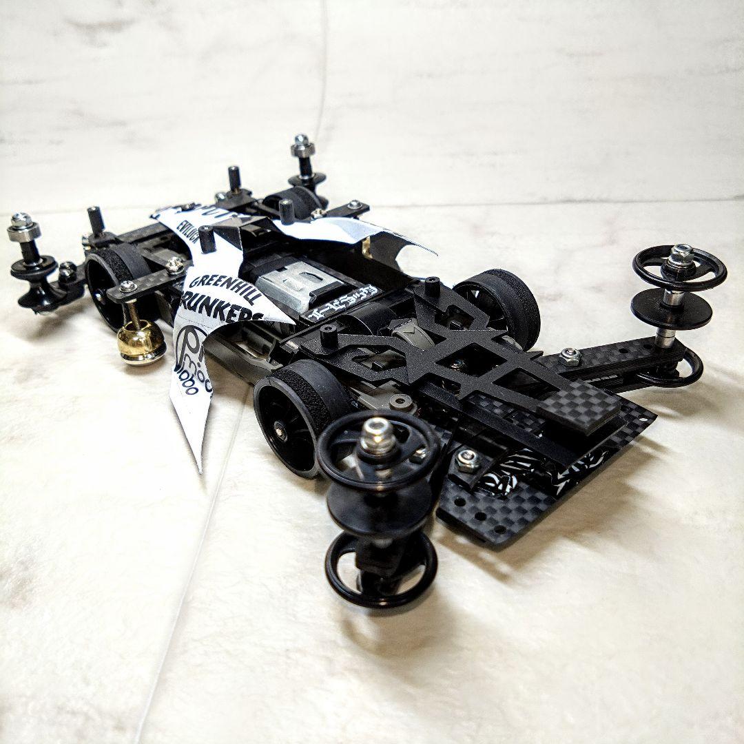 ミニ四駆　完成品　アバンテ　mk2　シロクロ