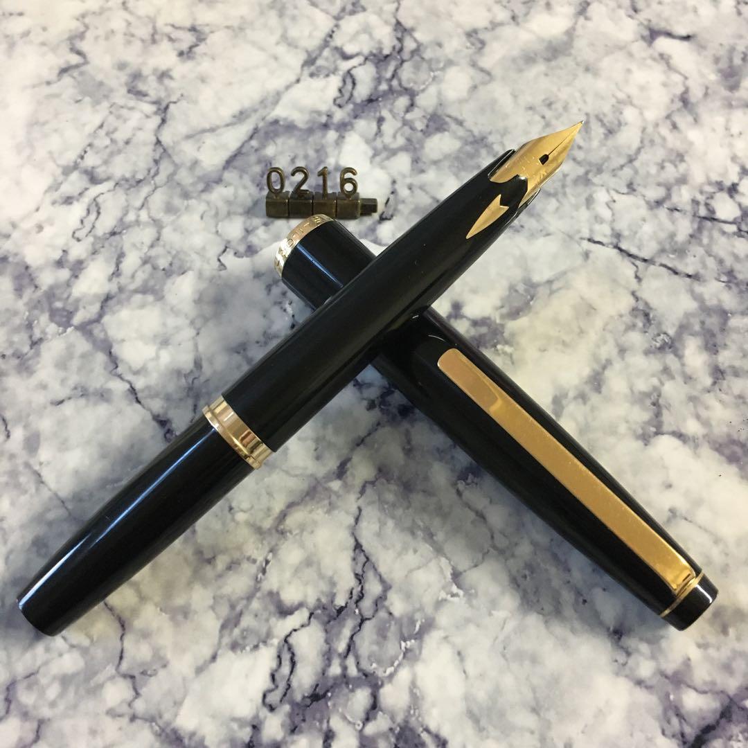 #0216 オーバーホール済み 万年筆 SAILOR ショート象嵌 21k
