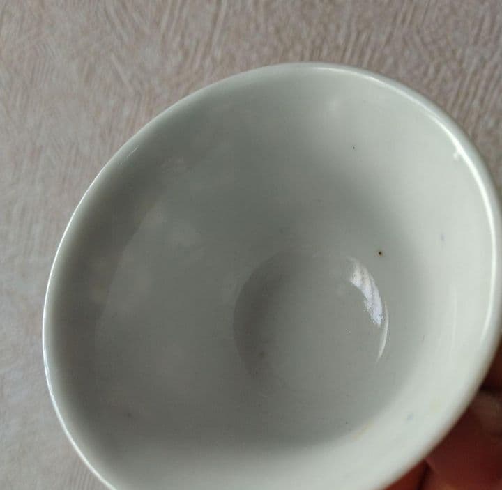 《新春セール！》中国古玩新渡青花氷裂瑠璃梅文盃古伊万里蕎麦猪口