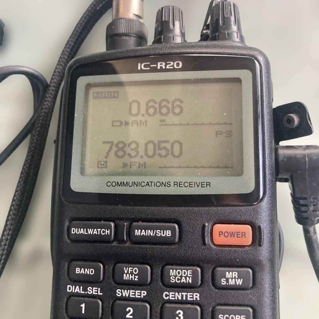 ICOM IC-R20 広帯域受信機　本体のみ