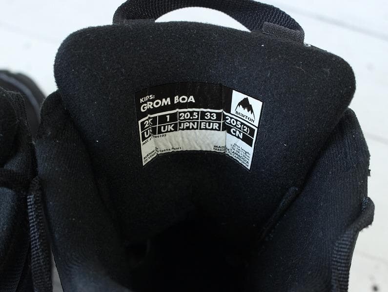 バートン キッズ Burton グロム BOA スノーボードブーツ 20.5cm