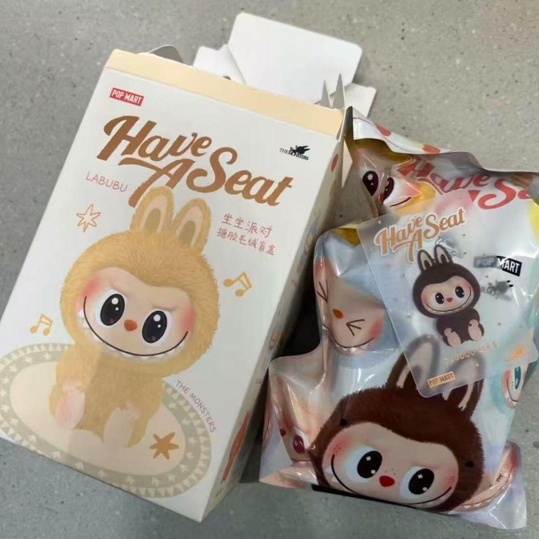 LABUBU have a seatぬいぐるみラブブポップマート DUODUO