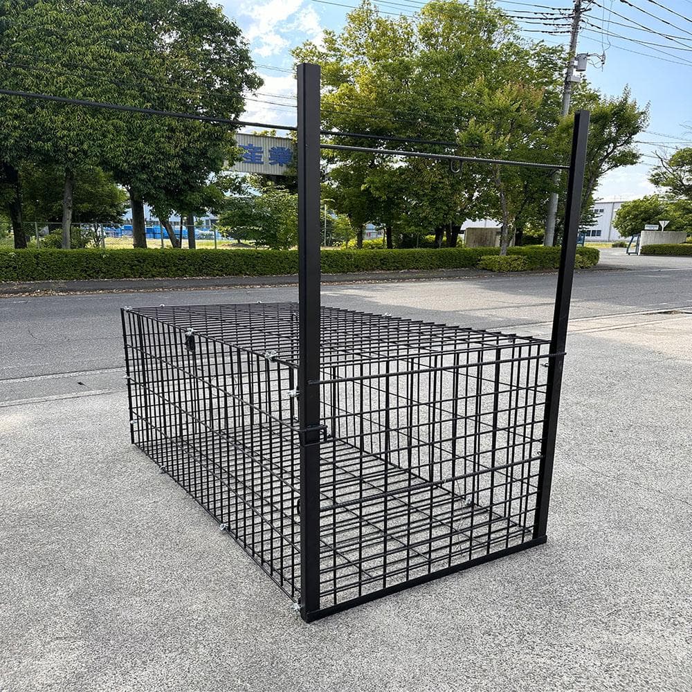 箱罠ミディアムサイズ【片扉 】奥深タイプ 160 x75x75cm（営業所止め）