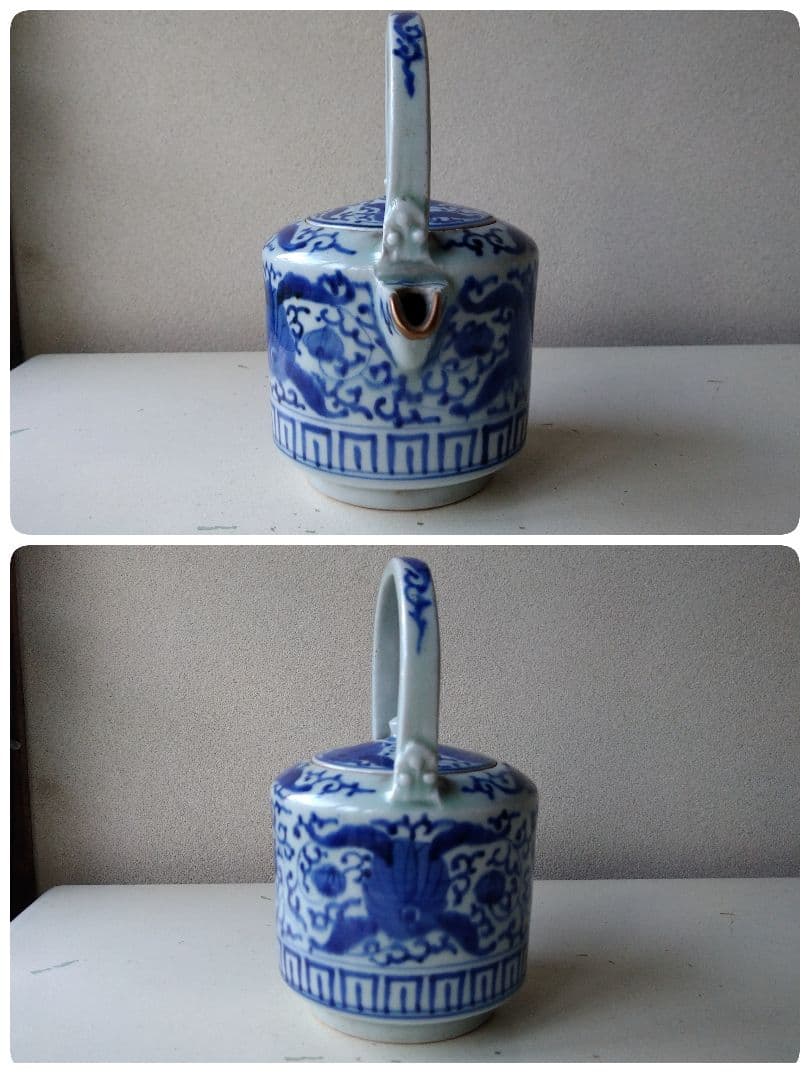 染付   水差し   急須