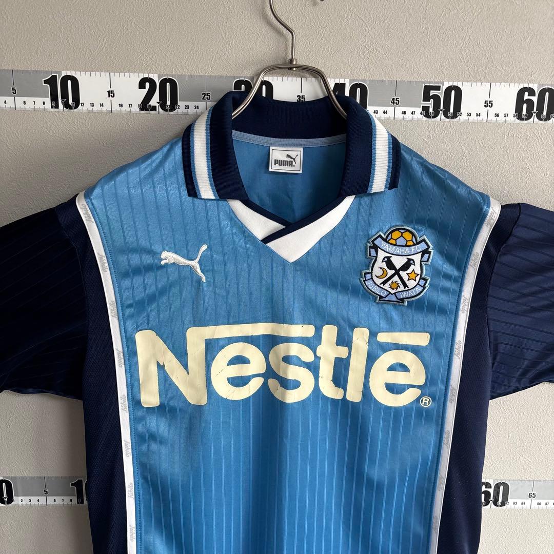 JUBILO ジュビロ磐田 プーマ ユニフォーム ゲームシャツ ネスレS-M 青