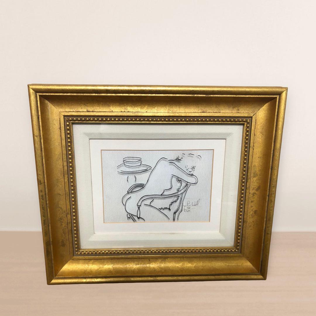 希少　真作　ジャンピエールウェイル　jean pierre weil 線画