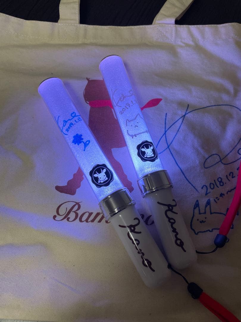 鹿乃 ライブ サイン入りペンライト リストバンド セットバラ売り要相談