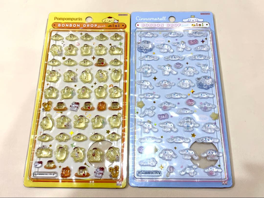 【正規品】ボンボンドロップシール ミニ サンリオ 8種