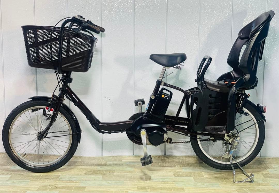 2987パナソニック12アンペア　3人乗り対応子供乗せ　電動アシスト自転車