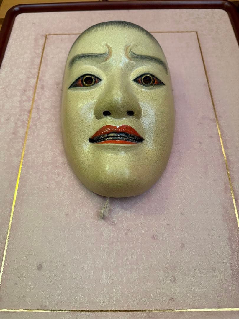 よ*ん様 能面　木彫り