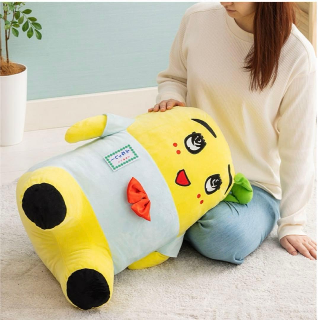 ふなっしー　ふな愚痴先輩　ぬいぐるみ　60㎝　やわらか　おすわり　座椅子　新品