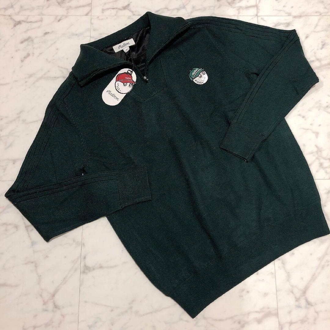 新品未使用 ゴルフ malbon マルボン メンズ セーター 長袖 Mサイズ