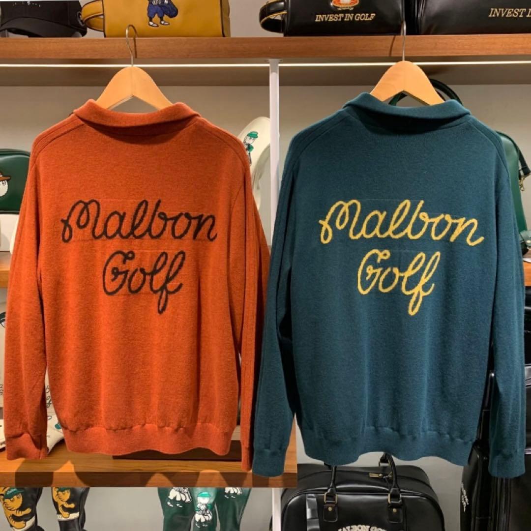 新品未使用 ゴルフ malbon マルボン メンズ セーター 長袖 Mサイズ