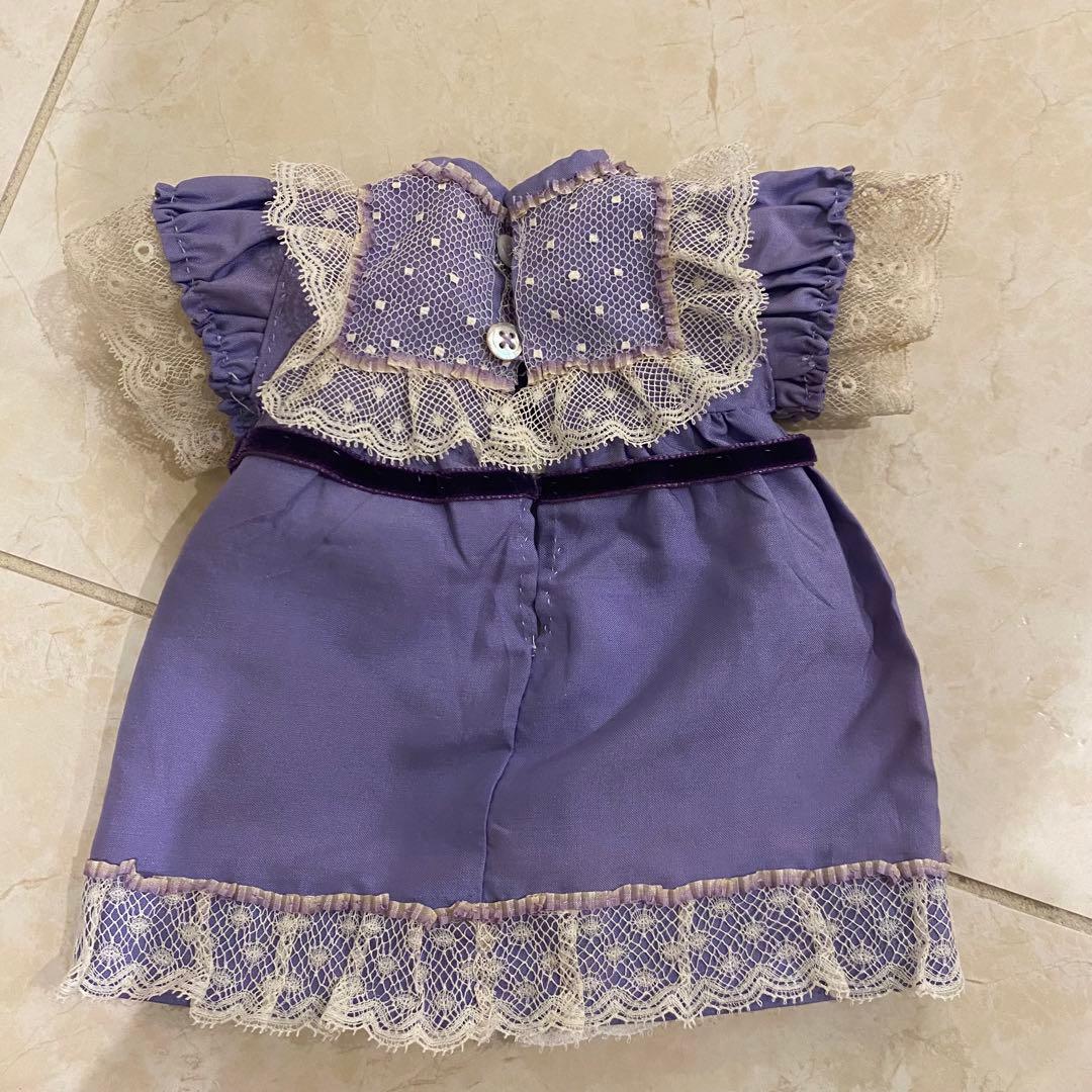 アンティークドールのドレス&ハット　4号用