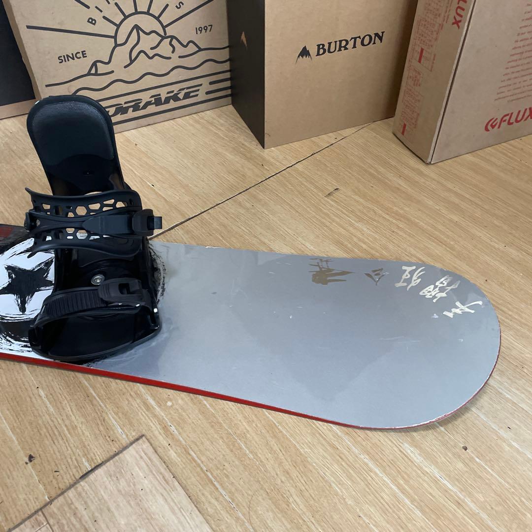 MOSS×ZUMA　良質国産　モス　スノーボードセット　未使用バイン付