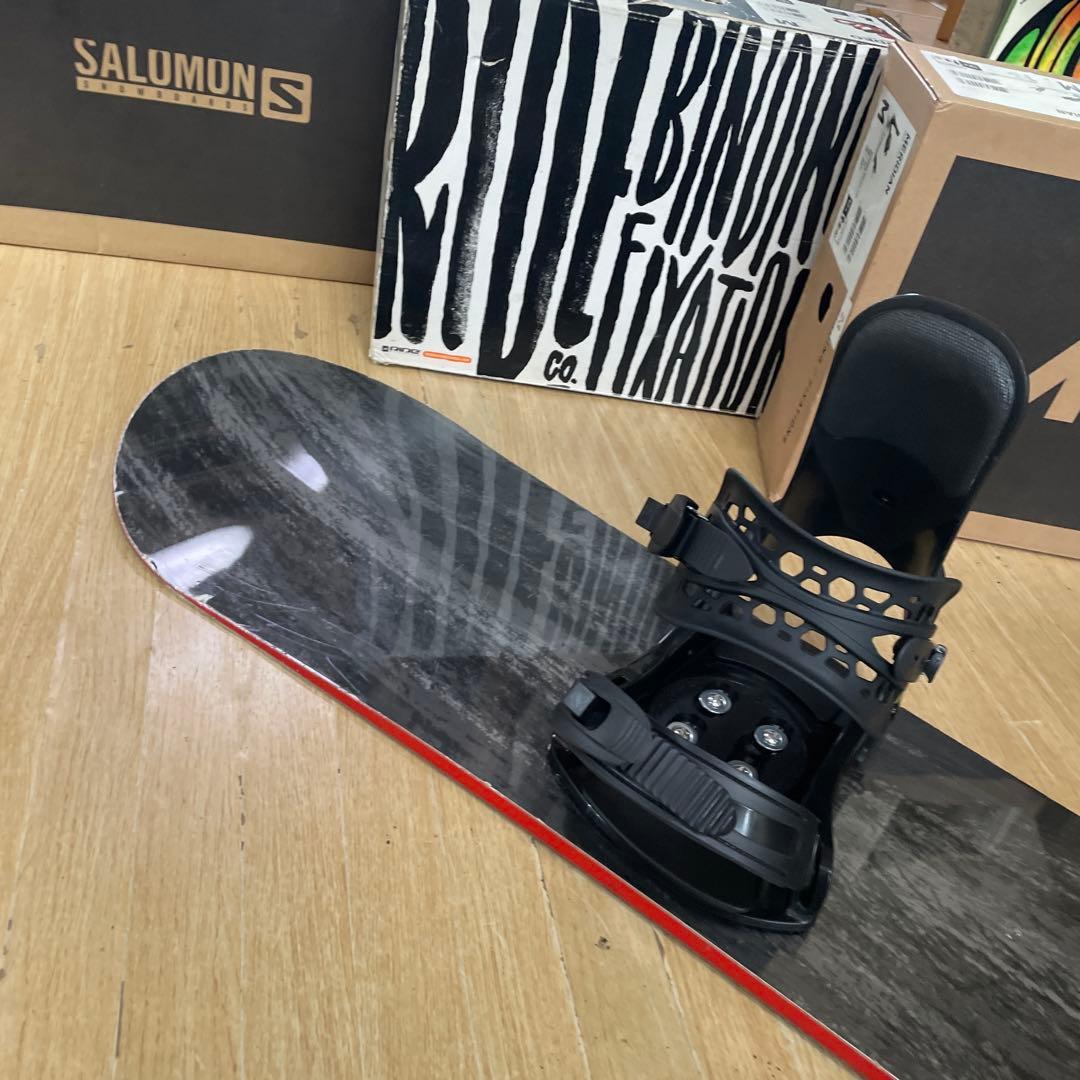 MOSS×ZUMA　良質国産　モス　スノーボードセット　未使用バイン付