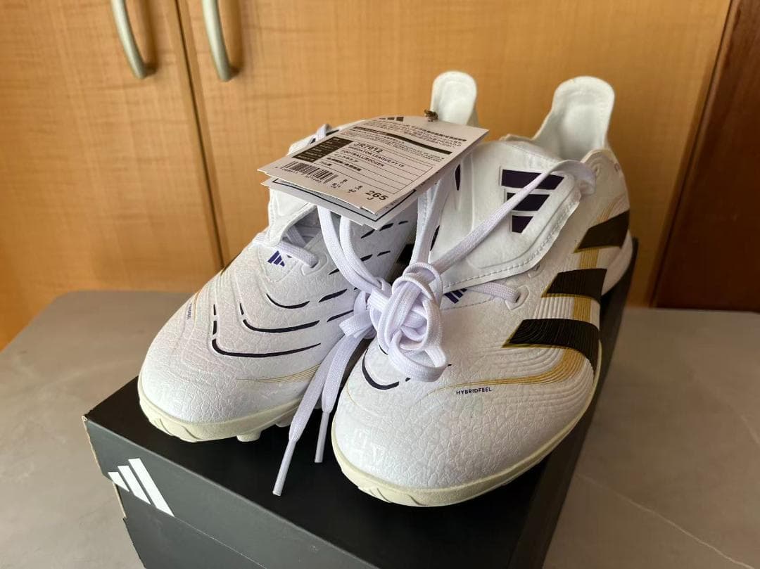 adidas Predator サッカーシューズ ホワイト/ブラック