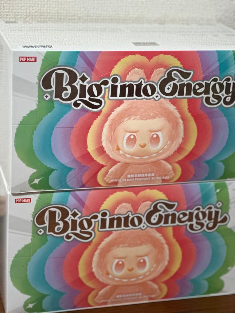 ポップマート ラブブ Big into Energy ぬいぐるみ 2セット
