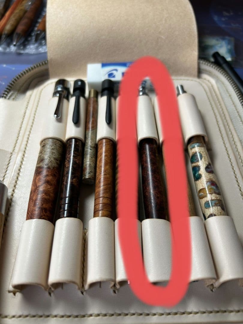 工房楔 極上花梨瘤紅白　MP