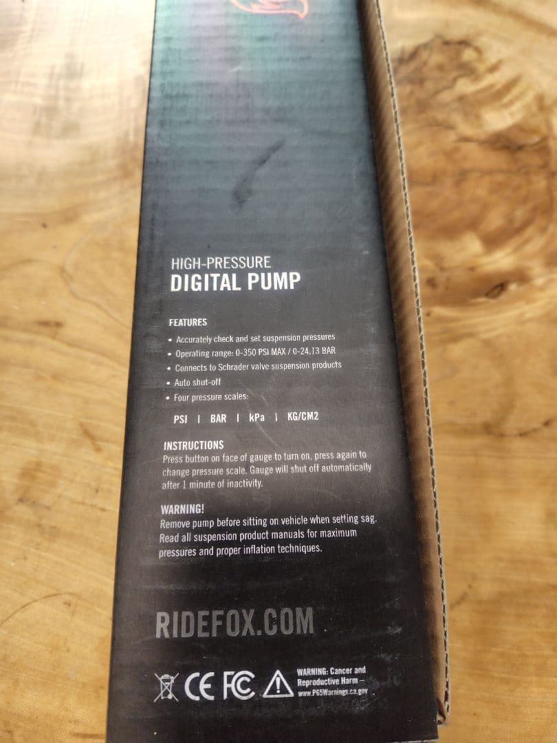 【値下】【未使用】FOX デジタルポンプ