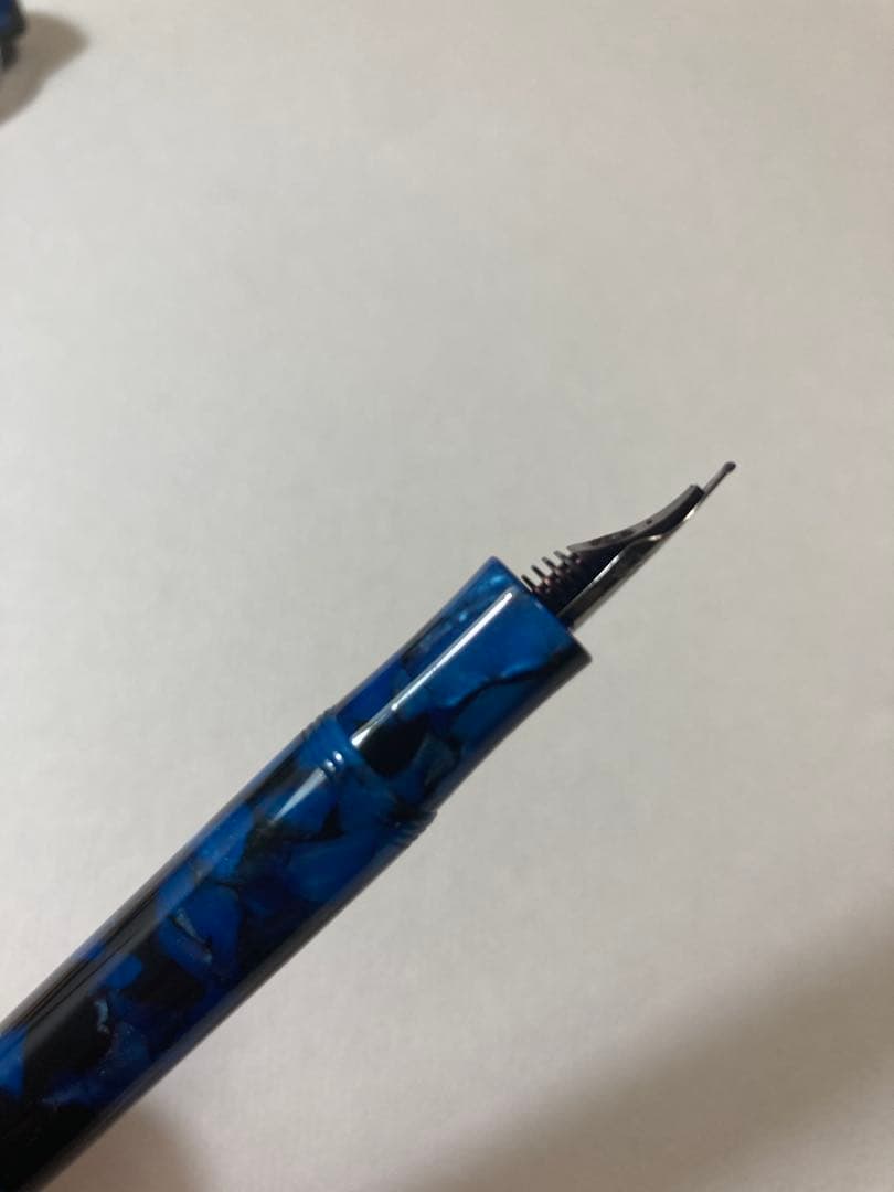 Kaweco 青黒マーブル 万年筆　カヴェコアートスポーツ　mニブ