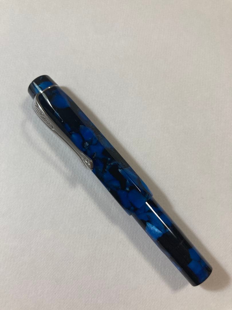 Kaweco 青黒マーブル 万年筆　カヴェコアートスポーツ　mニブ