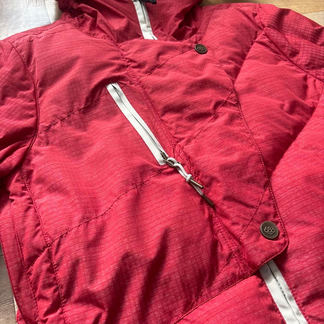 686 PARK LAN レディース　ウェア　赤　迷彩パンツ スノーボード　S