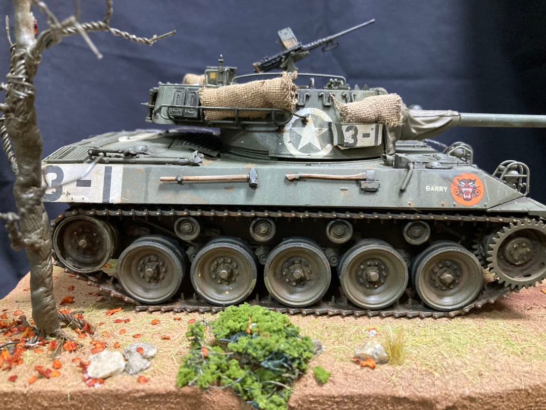 米駆逐戦車M18 ヘルキャット、イタリア　ミリタリー　ジオラマ