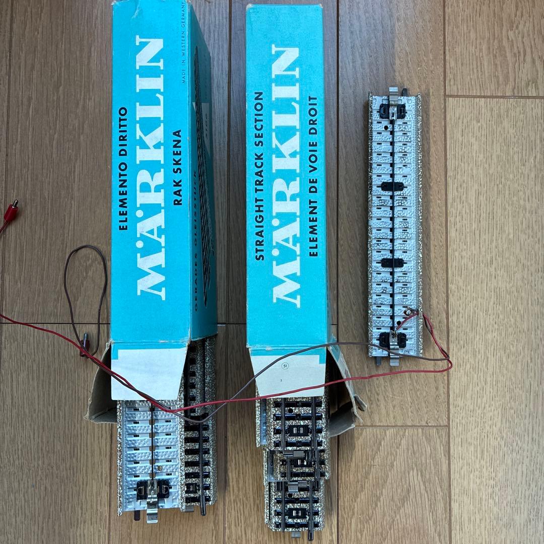 メルクリン HO 5140 他 電動ポイント 複線エンドレス両渡り軌道セット
