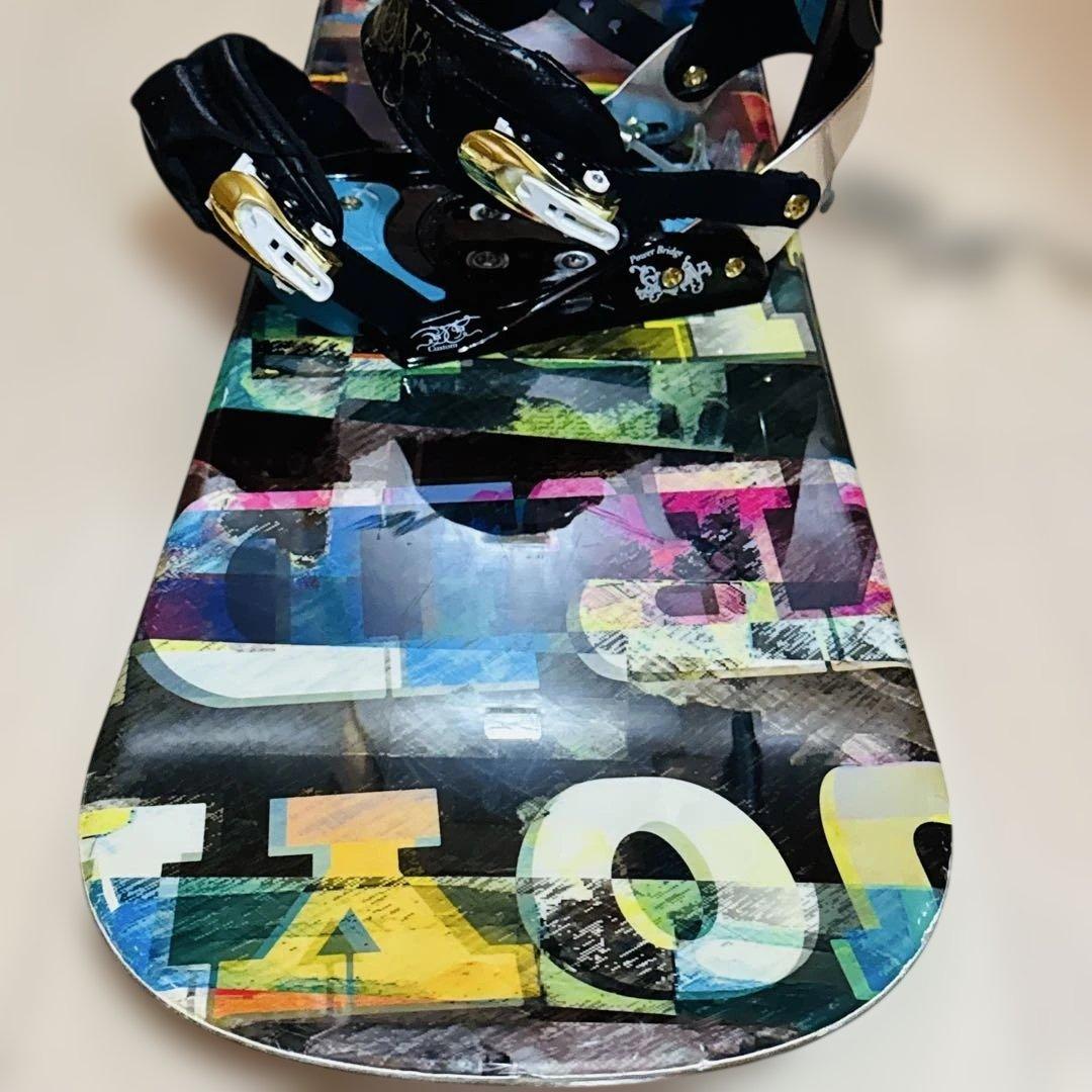 152cmカラフル スノーボード ビンディング付き格安特価初心者おすすめ