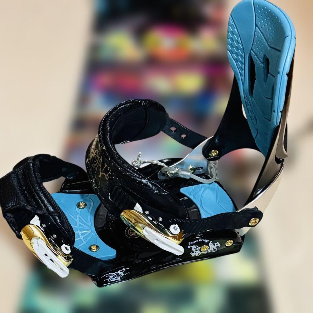 152cmカラフル スノーボード ビンディング付き格安特価初心者おすすめ