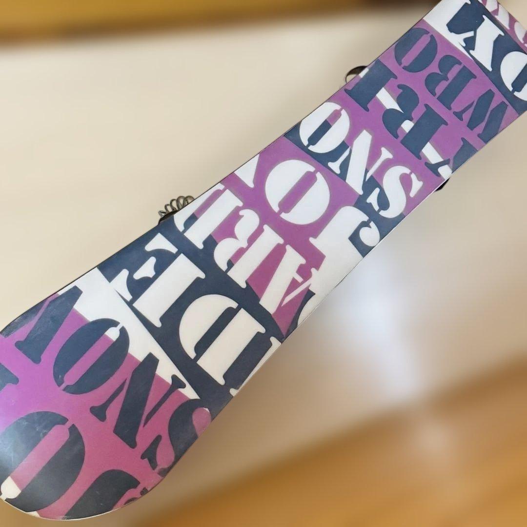 152cmカラフル スノーボード ビンディング付き格安特価初心者おすすめ