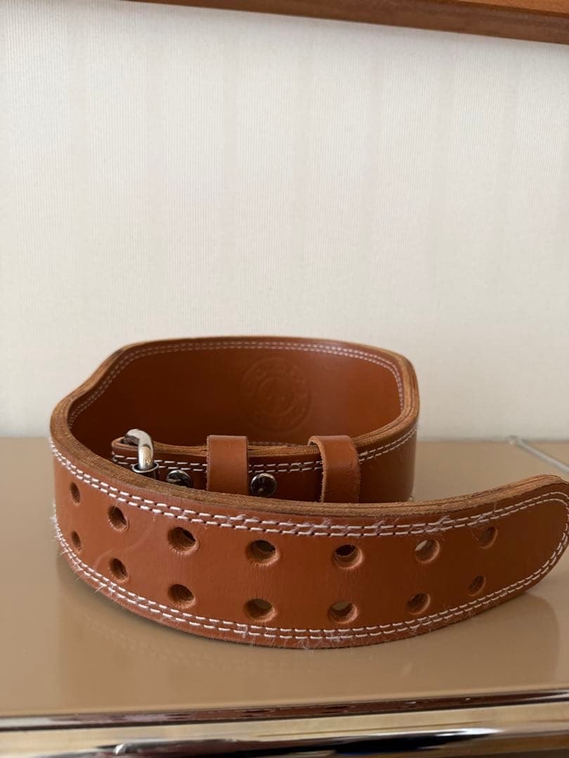 ゴールドジム(GOLD`S GYM) プロレザーベルト サイズ M