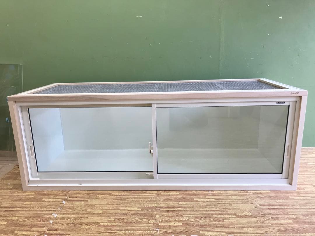 takesan　ＦandＫ爬虫類木製ケージ　サッシ仕様