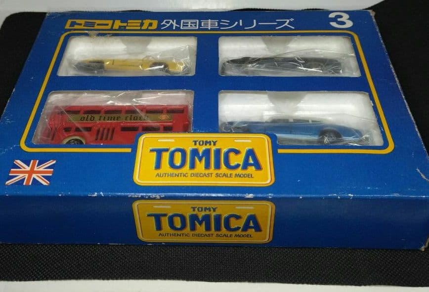 【122】トミカ　青箱　日本製　外国車シリーズ3　ロールスロイスほか4台セット