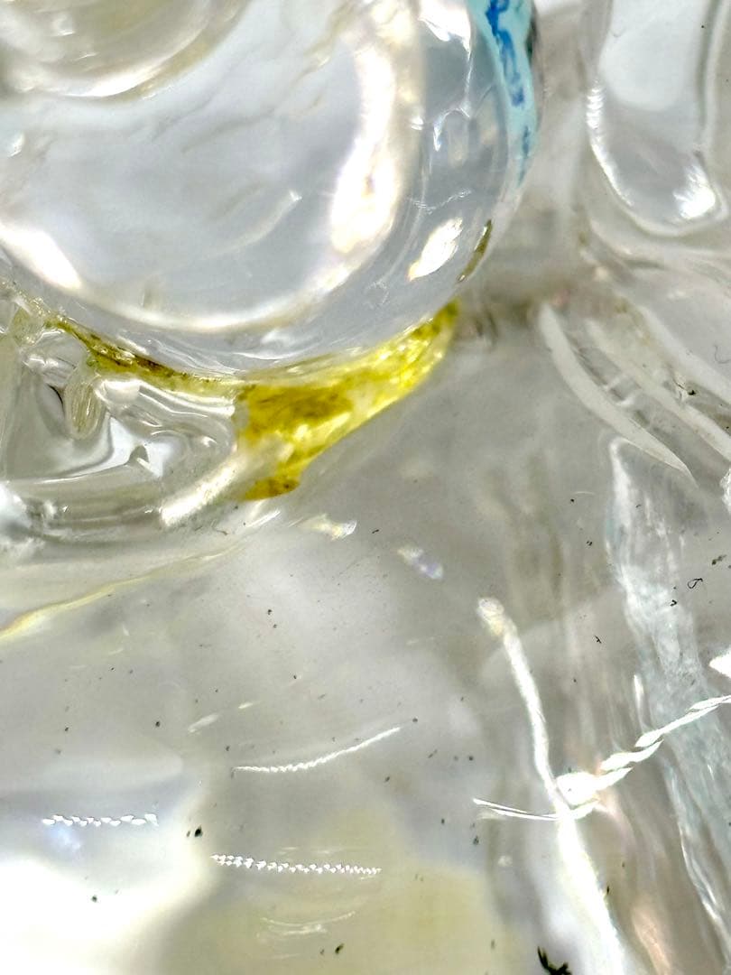 #伝統工芸士　保山作　水晶彫刻 布袋像 台座付き