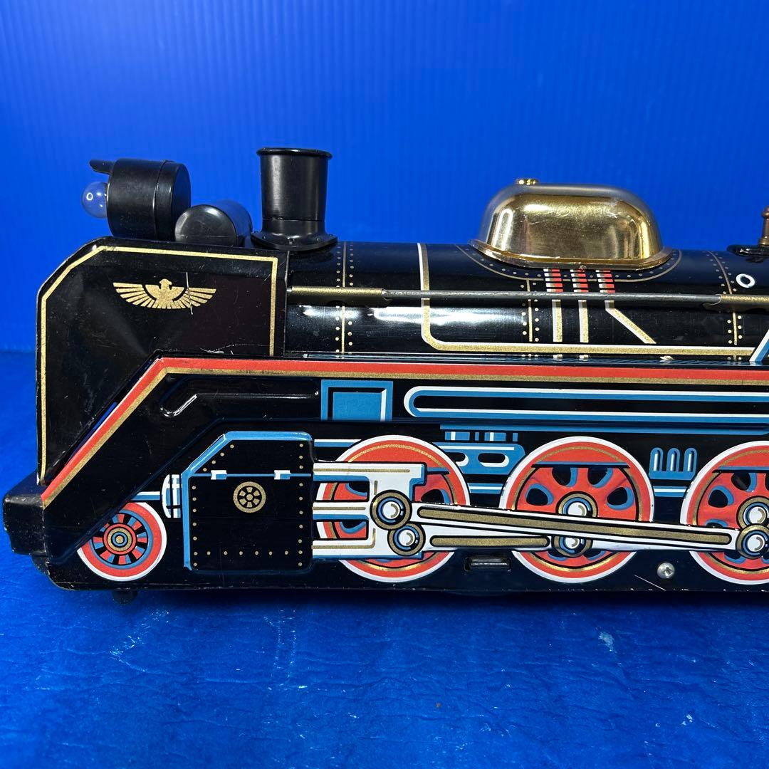 【稀少・昭和レトロ】マスダヤ　デゴイチロコ D5177 蒸気機関車 ブリキ機関車