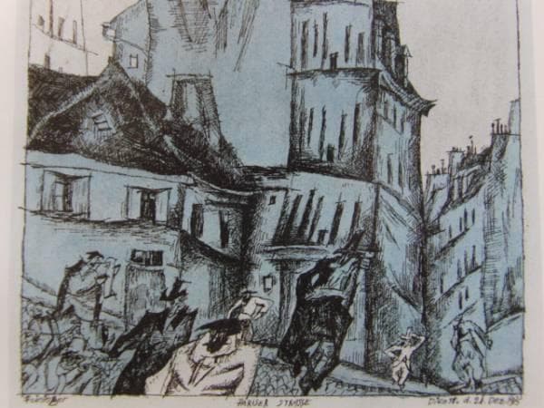 リオネル・ファイニンガー、「PARISER STRASSE」、海外版超希少レゾネ