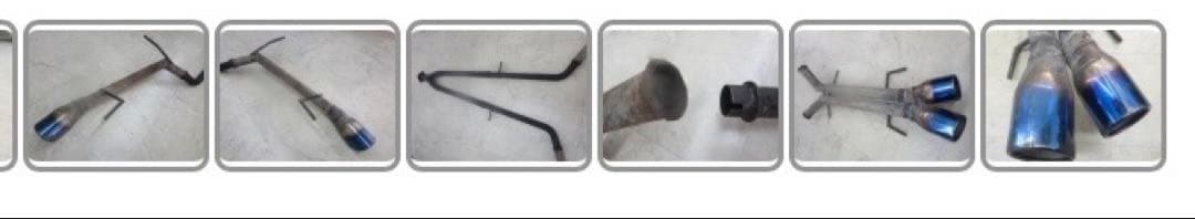 v36 スカイライン　ワンオフ　フルストレートマフラー