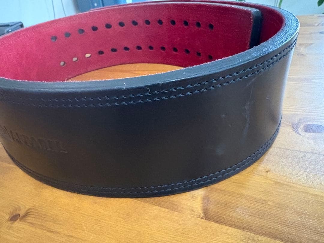 SBD パワーベルト 黒/赤