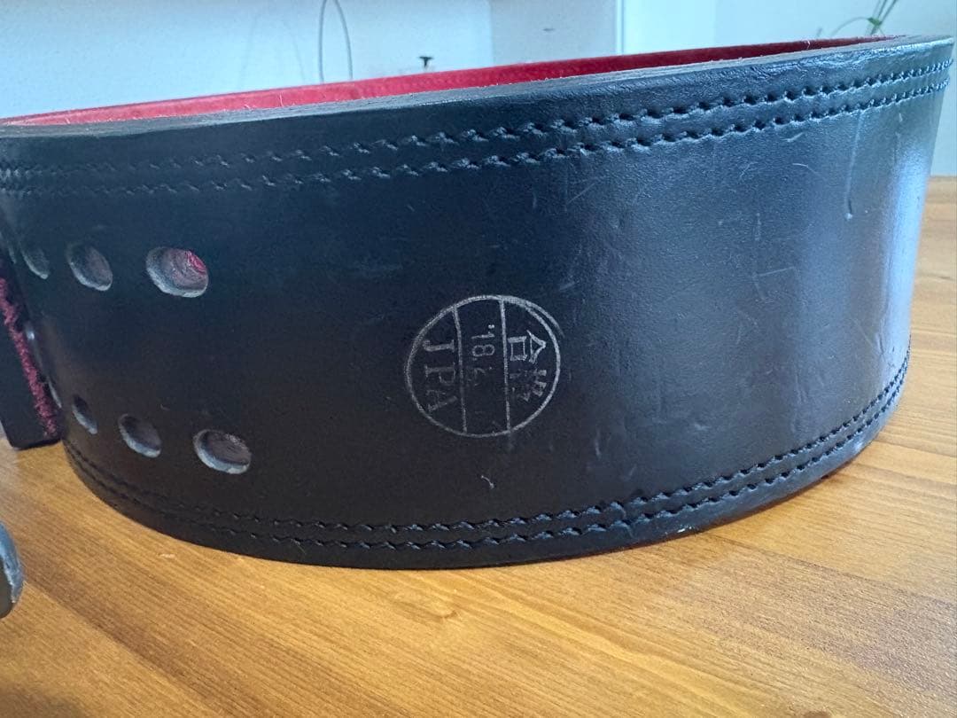 SBD パワーベルト 黒/赤