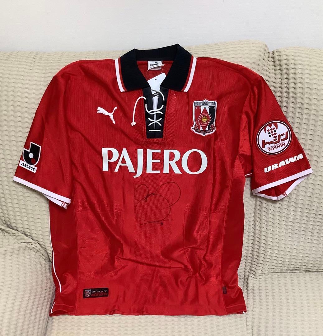 小野伸二直筆サイン　浦和レッズ　1998年　ユニフォーム　当時物　未使用　激レア