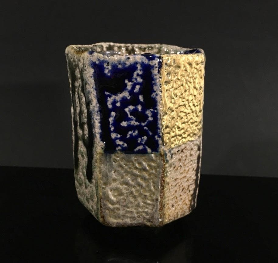 ○無傷完品未使用品 最上位作 未使用極美品 安食ひろ 婆沙羅 盃形 茶器 茶道具