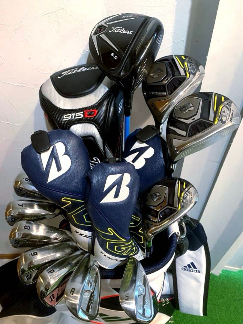 豪華　良品　ゴルフクラブ　本格セット　ブリヂストン　ツアーB JGR アディダス