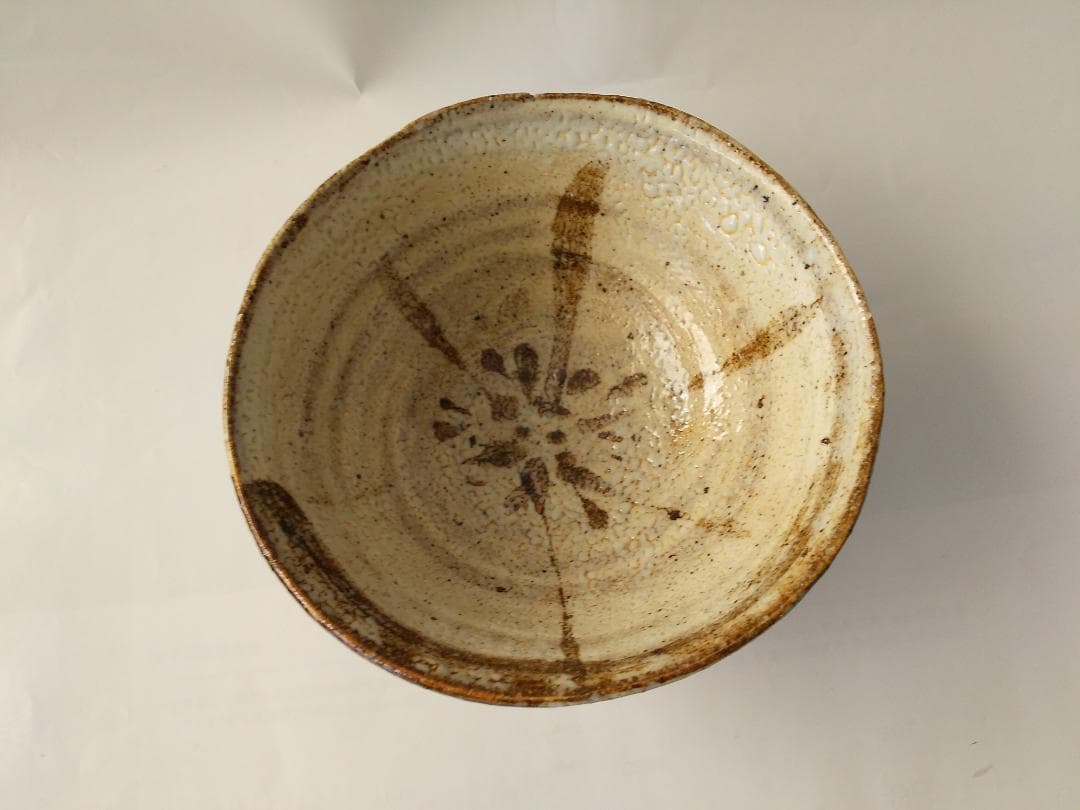 灰釉鉄彩茶碗 喜兵窯 猪飼祐一 作 茶碗 共箱 共布 栞 茶器 抹茶碗 新品