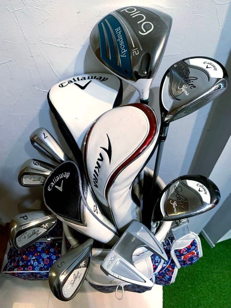 豪華　レディースゴルフクラブ セット　PING キャロウェイ　優しい