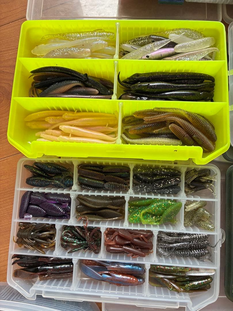 ソフトルアーワームセット 大量　バス釣り引退