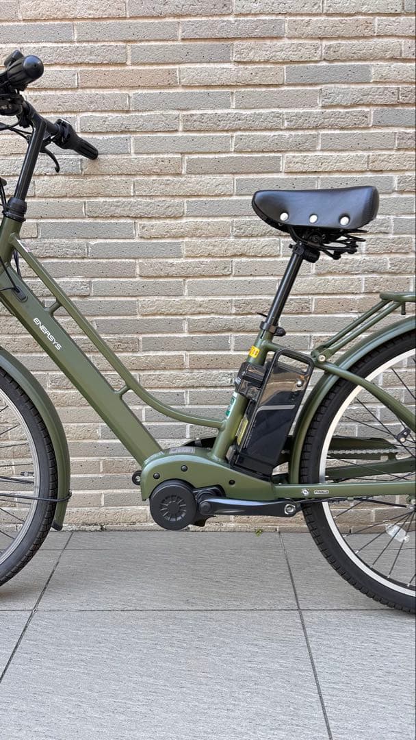 電動アシスト自転車 エナシスミー ENERSYS Me マットオリーブ